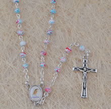 Glass beads rosary